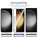 NEW'C 3 Pack Designed for Samsung Galaxy S24 Screen Protector Tempered Glass,(NON Compatible with S24 Plus, S24 Ultra), Case Friendly Ultra Resistant