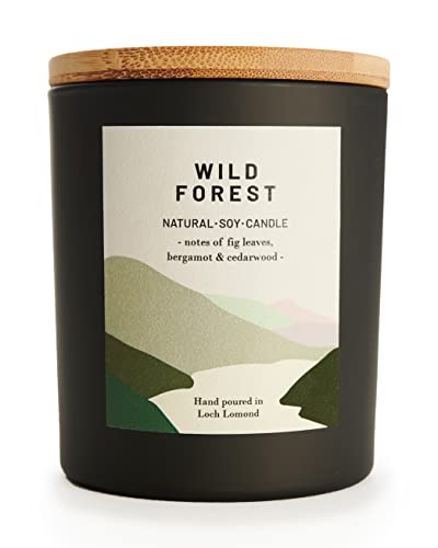 Wild Forest - Organic & Vegan, Luxury Scented Candles. Hand Poured in Loch Lomond, Scotland (+7 Scent Options) Wild Forest - Organic & Vegan, Luxury Scented Candles. Hand Poured in Loch Lomond, Scotland (+7 Scent Options)