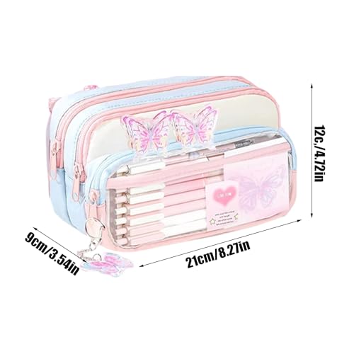 Pochette artistique de rangement avec compartiments pour stylos - 7