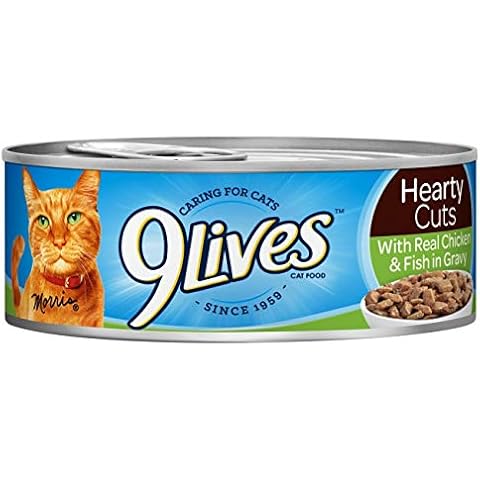 9Lives Hearty Cuts With Real Chicken & Fish In Gravy Wet Cat Food Cover