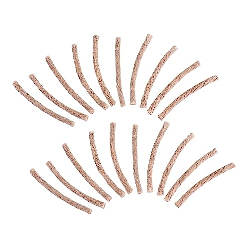 Outanaya 20Pcs Rope Fire Starters Lightweight Camping Wick Cord for Starting for Outdoor Cooking BBQ and Survival Kits Durable Material