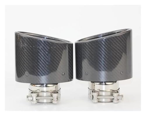 Tubos de escape para coche con silenciador cromado y boquilla de 150 mm