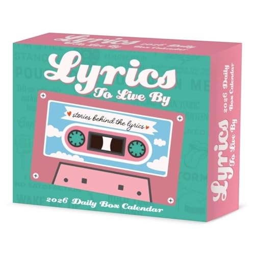 Willow Creek Press Box Calendar, Lyrics to Live By 2026 5.4" x 6.2" Box Calendar
