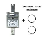 kompakte Bauform DREHMEISTER Premium Gasfilter LPG Filter Set inkl. Qualitätsschellen 11mm x 11mm BRC