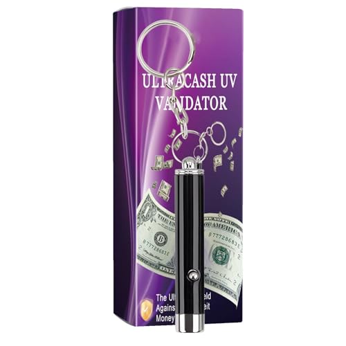 Linterna UV Pequeña - Linterna UV De Mano | Luz Negra Ultravioleta Portátil | Detector De Luz...