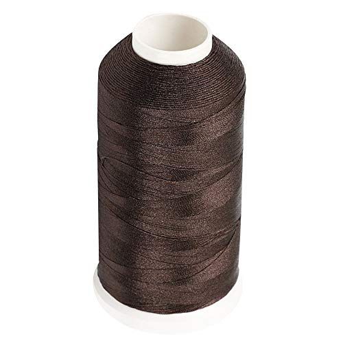 ANMINY Bonded Nylon N66 Sewing Thread 700 Yards Size #138 T135 420D/3 for Leather Denim Hand Machine Craft Shoe Bag Repairing Extra Strong Heavy Duty High Temperature Resistant Waterproof - Dark Brown -  Desirable Life, ST-06TXT0018-BR-C