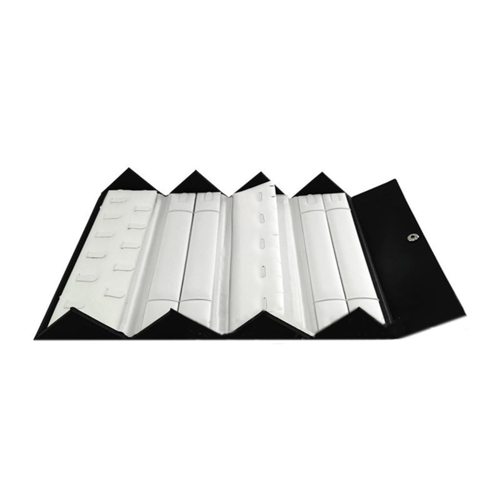 Versátil estuche de viaje para joyas, organizador de joyas, contenedor único para collares, aretes y anillos