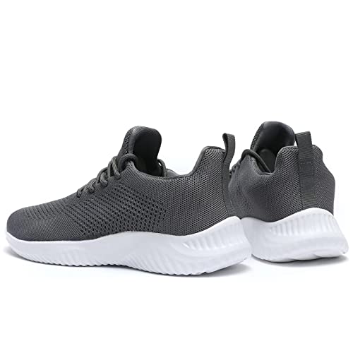 Image of Wrezatro Men's Slip on Walking Shoes Ultra Light Breathable Non Slip Running Shoes Casual Fashion Sneakers Mesh Workout Sports