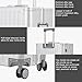 Sindermore 28-inch Aluminum Checked Suitcase: Silver - Full Metal Shell - Crush-Resistant & Burst-Proof, TSA Lock & Spinner Wheels for Business Travel - Men Women