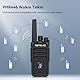Retevis RT668H Funkgeräte, Walkie Talkie mit Display, Wiederaufladbarer Typ-C 1200 mAh, Funkgerät Headset VOX, Robust, Funkgerät Set Lizenzfrei für Lieferanten, Logistik (10 Stück, Schwarz)