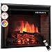 Produktbild KAMINIO Elektrokamin Luca - Elektrischer Einbaukamin mit Heizung, 3D-Flammeneffekt, 12 Flammenfarben, Fernbedienung - 30 Zoll