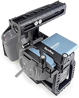 MAGICRIG BMPCC 4K /6K Cage with NATO Handle + T5 SSD Card Mount Clamp for Blackmagic Pocket Cinema Camera BMPCC 4K /6K
