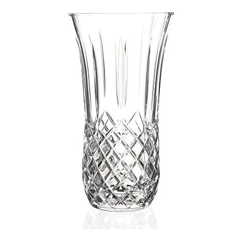 RCR Glass Opera Vase, 25cm, Clear Cover