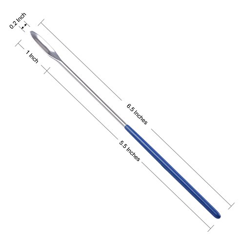 Aozita D3-2P 2 Pack Lab Spatula - Micro Lab Spoon/Scoop thumb #1