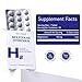 H2 Molecular Hydrogen Water Tablets with Magnesium | 12PPM Hydrogen Tablets for Drinking Water | Unflavored Dietary Supplement | Gluten, Sugar & Soy Free | Made in The USA | 30 Tabs | Only Human
