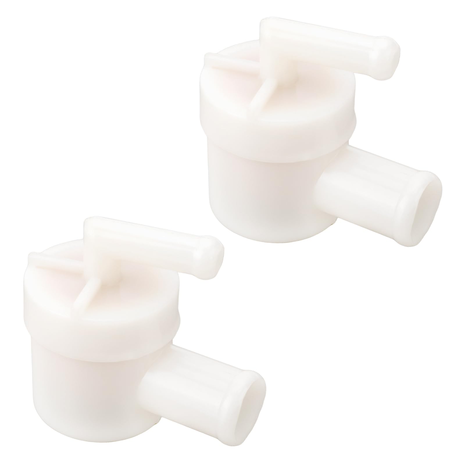 eMagTech 2pcs Horizontal Engines Fuel Filter Compatible with Briggs & Stratton 808116S Compatible with Vanguard Twins White