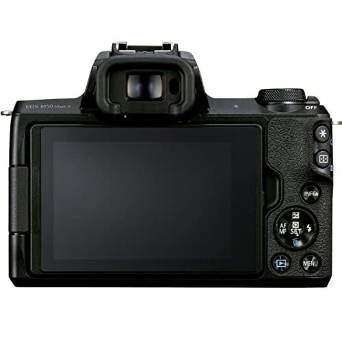 Image of Canon M50 Mark II 15-45mm f3.5-6.3 is STM Digital Zoom Camera (Black)