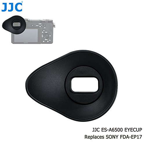 JJC ES-A6500 Oval Shape Soft Silicone 360º Rotatable Ergonomic Camera Viewfinder Eyecup Eyepiece