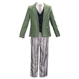 Gegexli Anime Beastars Cosplay Costumes Louis Uniforms Halloween Party (L) Green