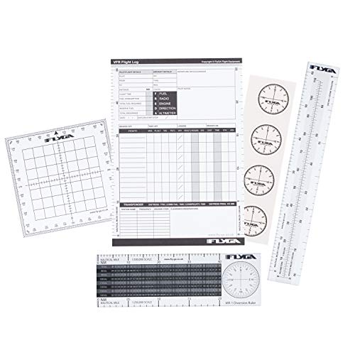 FlyGA Flight Navigation Set (Aviation Starter Kit) - For PPL(A), LAPL, PPL(H) & CPL Student Pilots