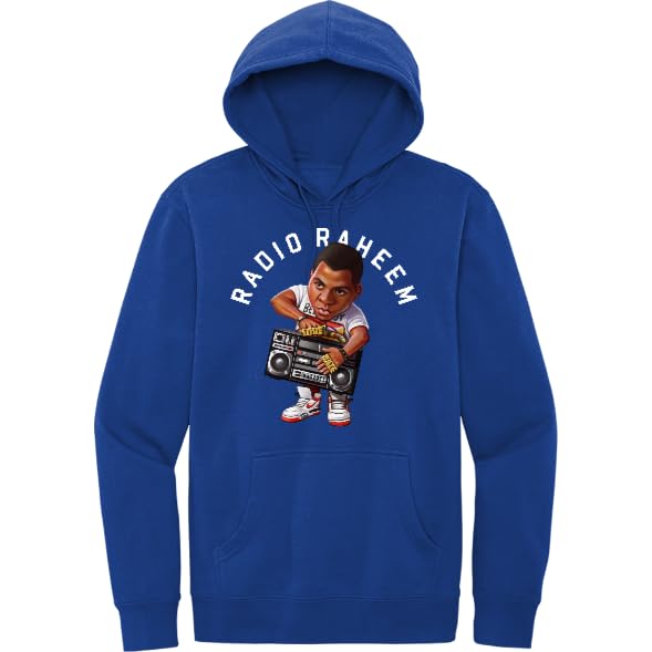 Art Society RADIO RAHEEM TOON HOODIE DEEP ROYAL SMALL-4XLARGE ADULT MADE IN USA