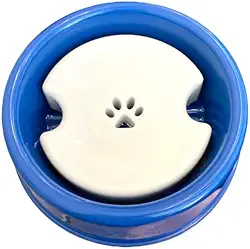 Bebedouro para Cães,Bebedouro Resistente para Pelos Longos,Bebedouro para Cachorro,Cuidado e Seguro,Azul,800ml