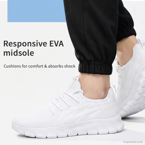 Image of Men Walking Running Tennis Sneakers Non Slip