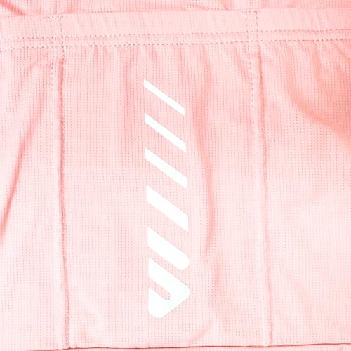 Wulibike Cycling Jersey Women Short Sleeve,Bike Shirts for Women Biking Tops Breathable Cycle Bicycle Jerseys with Pockets Pink