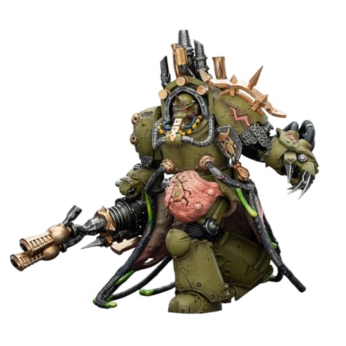 Image of JOYTOY Death Guard Lord of Virulence Warhammer 40K 1 /18 Action Figures Death Guard Lord of Virulence with Power Fist and Twin Plague Spewer 5.59 inch Collectible Model Birthday Gifts, JT02908