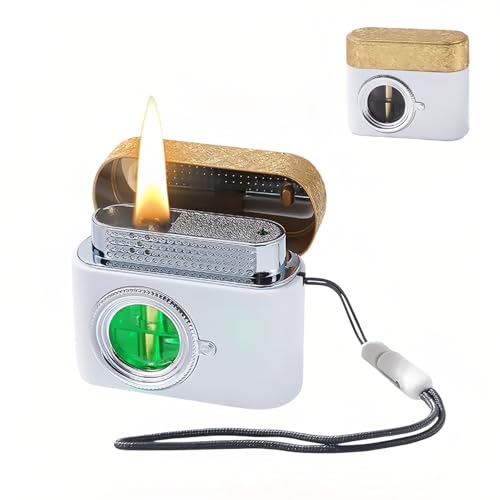Encendedor Smart Kerosene con 4 Modos de Ignición, Diseño Cámara miniatura 1
