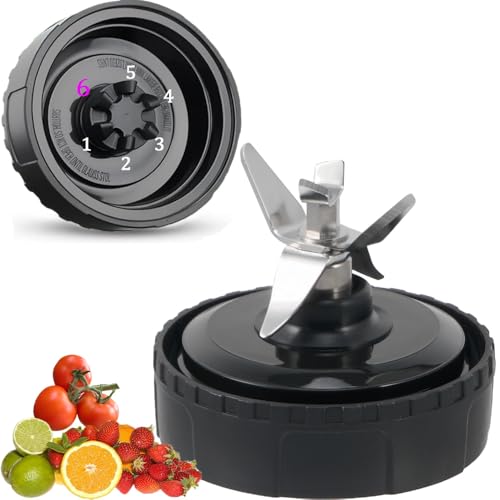 [UPGRADE] 6-Fin Male Blender Blade Replacement Parts for Nutri Ninja