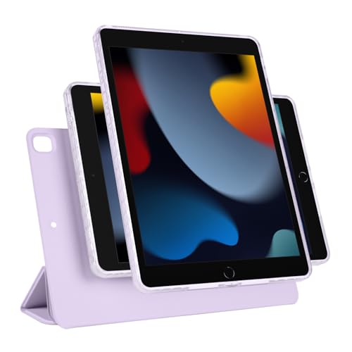 Coque iPad 10.2 et 10.5 amovible violette pour 9e/8e/7e génération