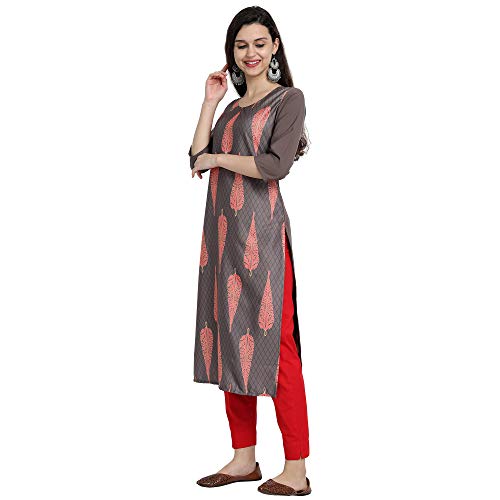 Image of Pinkmint Women's Crepe Regular Kurta