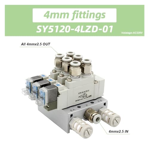 Vanne SY5120 SMC à commande électronique unique pour pilotage précis - 3