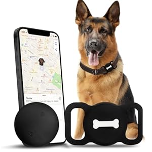 Nasuanata HB15 Hunde Tracker für iOS (Schwarz)