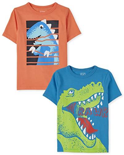 Image of Baby Boys and Toddler Boys Short Sleeve Graphic T- Shirt 2-pack