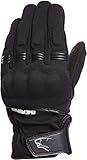 Coques phalanges : Oui BERING Gants moto LADY FLETCHER, Noir, Taille T5