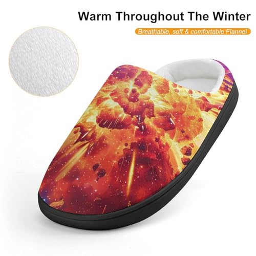 A Big Explosion Nebula Cute Cotton Slippers Anti-slip House Shoe Slipper Indoor Outdoor4