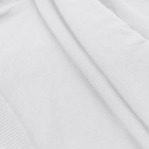 Women's Cardigans UK Sale Knit Long Sleeve V Neck Button Down Cardigan Lightweight Open Front Cardigans for Women Shrugs Solid Color Jumper Classic Cardigan Sweater for Spring Summer Autumn - Image 8