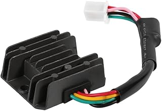 QCHIAN Voltage Regulator Rectifier Voltage Regulator Rectifier With 5 Pins 5 Wire Universal Motorcycle ATV Motorbike Regulator Quad Scooter With GY6 For Engine Motorbike Rectifiers