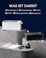 Phniti Ultraschallreinigungsgerät 47 kHz Brillenreinigungsgerät Schwarz – Ansicht 9
