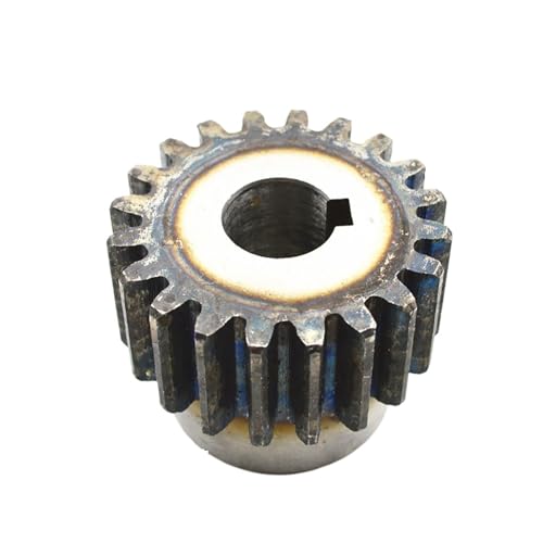 Bevel Gear Pinion Hardware Mechanical 1.5 Module 25T Spur Gear Motor Gear 1.5M 45# Steel Mechanical Transmission Gear Keyway Bore(16mm(5x2.3mm))