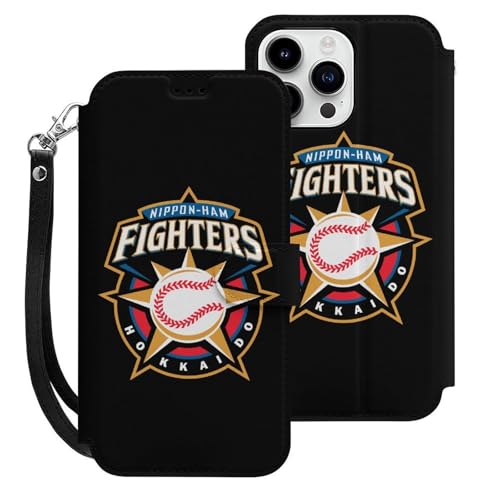 iPhone 15 Pro Max用 ケース 手帳型 北海道日本ハムファイターズ Iphone15用カバー アイフォン15 用 ケース スマホケース おしゃれ 人気 財布型 PUレザー 携帯カバー カード収納 スタンド機能