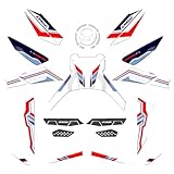 Type de matériau : résine. Fonction : réfléchissant, durable, imperméable.Pour H-ONDA Transalp 750 Transalp750 2023