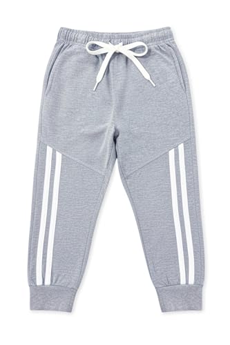 Image of Trampoline Girls Pack of 3 Cotton Blend Trackpants | Soft & Stretchy Joggers with Side Stripes | Casual Wear Bottoms for Girls