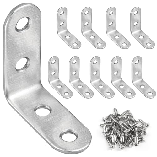 JatilEr 10 Pcs Angle Corner Brackets