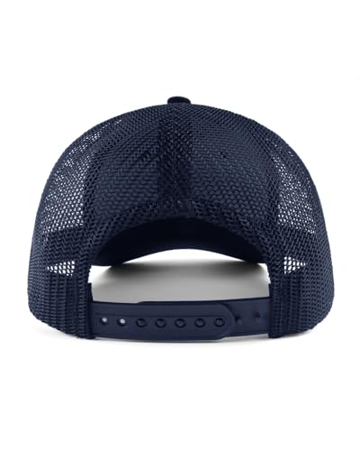 Zylioo XXL/XL/L/M czapki typu trucker, ponadwymiarowa czapka z siateczką, fajna letnia czapka dla dużych głów, duża dwukolorowa czapka podróżna, granatowy, M/L