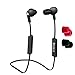 Produktbild KLIM Pulse Bluetooth 4.1 In-Ear Kopfhörer - Neue 2020 - Kabellose Kopfhörer  Geräuschreduzierung  Perfekt für Sport, Musik, Anrufe, Gaming, etc. Magnetisch + Neue Memory Schaum Ohrstöpsel Schwarz
