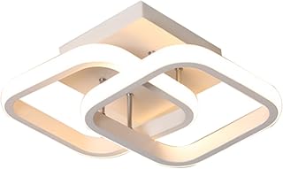 JZZANG LED Ceiling Light, 22W Modern Design Square LED Ceiling Lighting, LED Energy Saving Light for Hallway, Office, Bedroom, Kitchen, Living Room, Bedroom