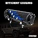 LED Light Bar 180W 12In Tri-Row OEDRO LED Light Pod Spot Flood Combo Light+2pcs 4In 27W Pod+Wiring Harness for Off Road Lights Led Fog Light Truck Light Boat Lighting Fit for Pickup Jeep SUV ATV UTV